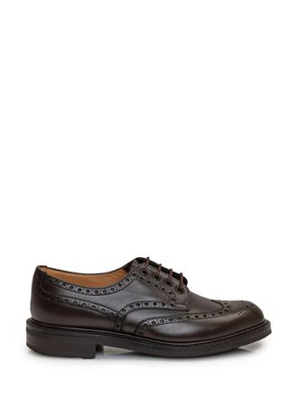 Churchs Brown Leather Lace Up Shoes
