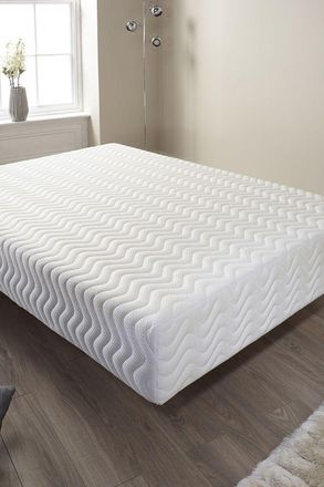 Aspire Home Accents Cool Blue Relief Mattress in White | Size: Double