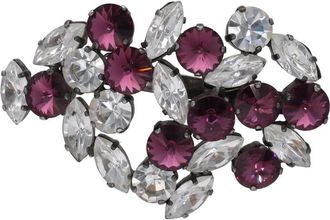 Krizia gemstone adorned brooch - Argento