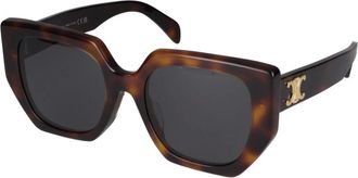 Celine Triomphe Butterfly Zonnebril - unisex - Zonnebrillen - Bruin - 55 MM - Accessoires