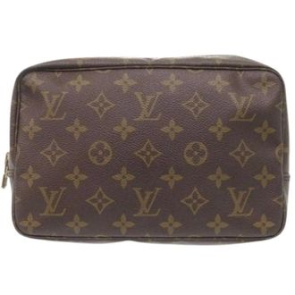 Louis Vuitton Pre-owned Clutches, unisex, Brown, Size: ONE SIZE Pre-owned Monogram Pouch