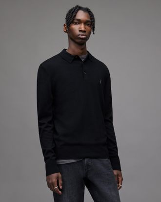 AllSaints Mode Merino Polo