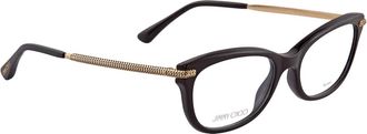 Jimmy Choo London Demo Rectangular Ladies Eyeglasses JC217 807 52