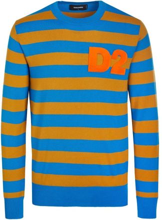 Dsquared2 Trui met ronde hals - Heren - Truien - Veelkleurig - Maat: S