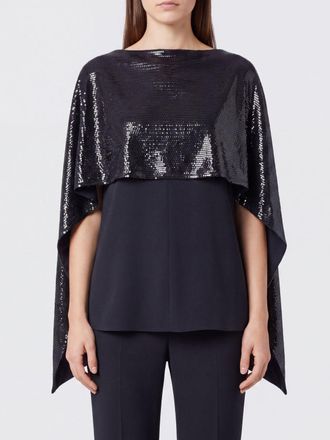 Alberta Ferretti Asymmetric Cropped Evening Top with Tie Fastening