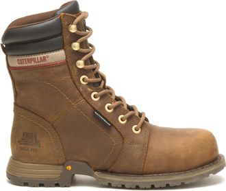 CAT erpillar Womens Echo Waterproof Steel Work Boots, Cool Grey, Pyramid, 4 UK