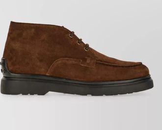 Tod's suede derby shoes