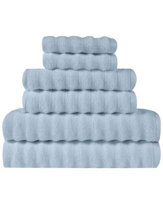 London Fog Zero Twist 6Pc Towel Set