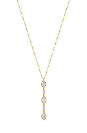 Bony Levy Aviva 18K Yellow Gold Diamond Vertical Bar Pendant Necklace - 0.30ct. at Nordstrom Rack