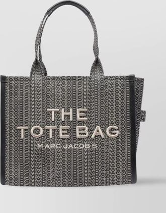 Marc Jacobs monogram jacquard tote bag with top handles