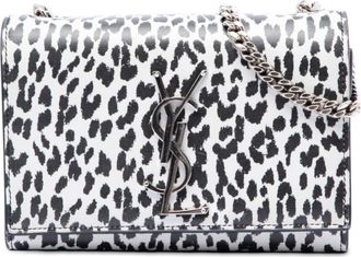 Saint Laurent Pre-owned Saint Laurent Small Calfskin Leopard Print Monogram Kate Crossbody Ladies G4SP3LE6NHJQSCX4