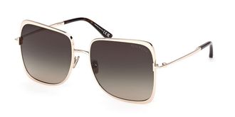 Tom Ford FT1319 TARA-02 28B Womens Sunglasses Gold Size 57