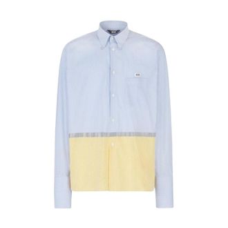 GCDS Casual Shirts, male, Multicolor, Size: M Cotton Shirts