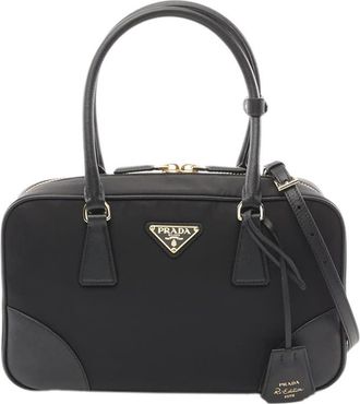 Prada Pre-owned Prada Saffiano Trimmed Re Nylon Re Edition 1978 Satchel Ladies WIFNN72352UW5MKT