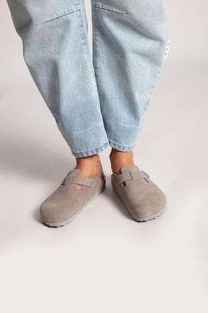 Birkenstock Boston BS Slides, Womens, Grey