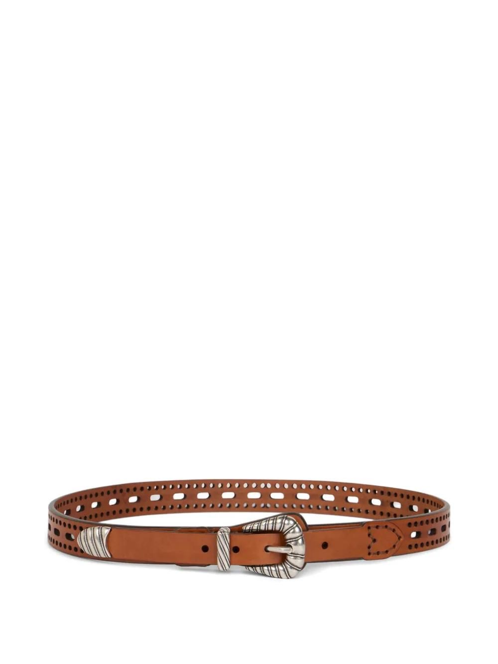ETRO SADDLE BROWN CLASSIC BELT | WOMENS ETRO Braided Leather Belt | Brown | FARFETCH main image 4