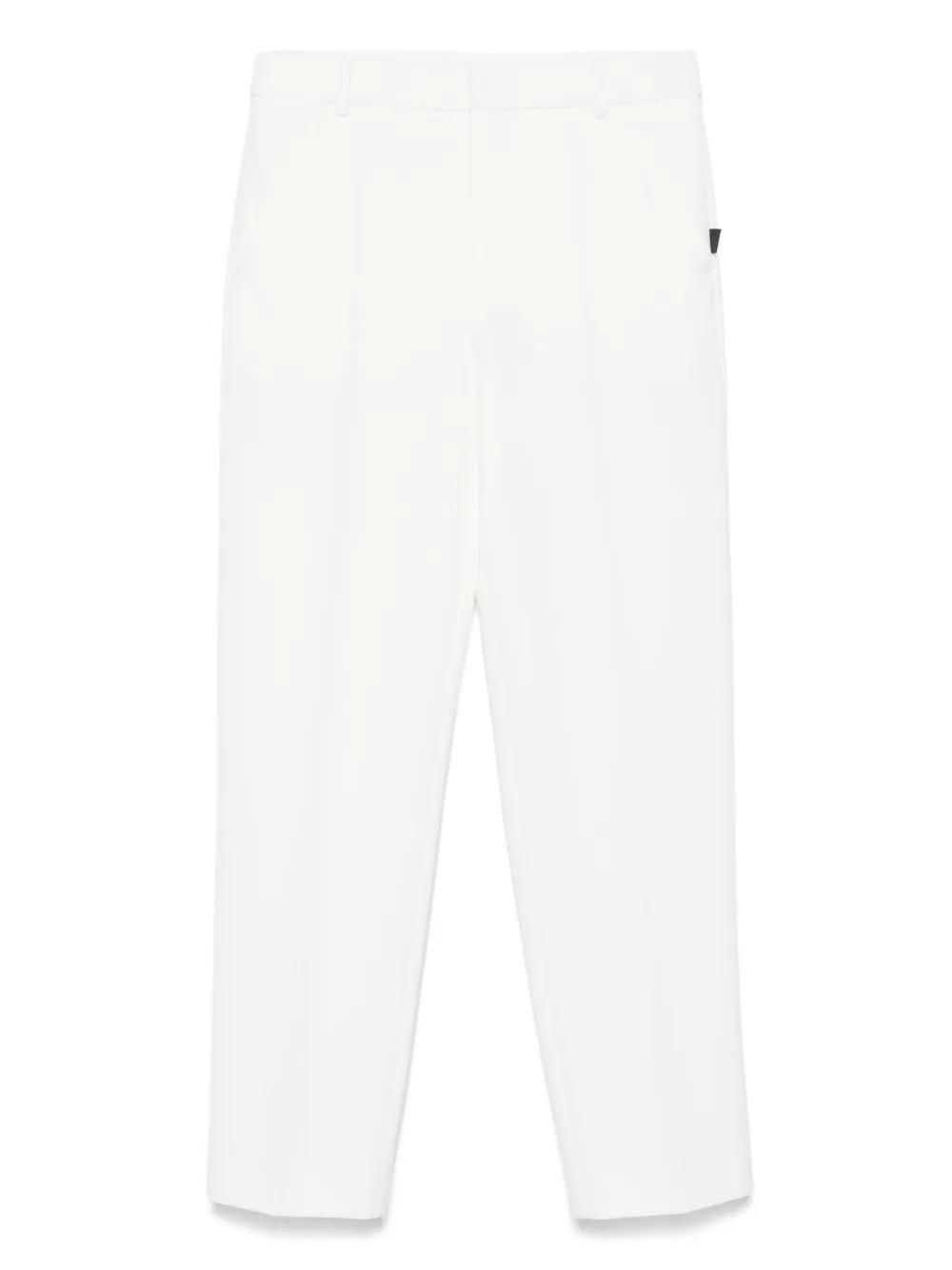 パンツ MOSCHINO COUTURE Woman Pants White 03305428 1001 Moschino Couture Outlet: pants in stretch cotton - Black