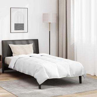 vidaXL Piumone Con Cuscino 2 Pcs Bianco 135 X 200 Cm Piume - Vidaxl