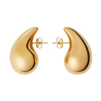 Bottega Veneta Sculpturale Oorhangers - Dames - Oorbellen - Geel - ONE Size - Accessoires