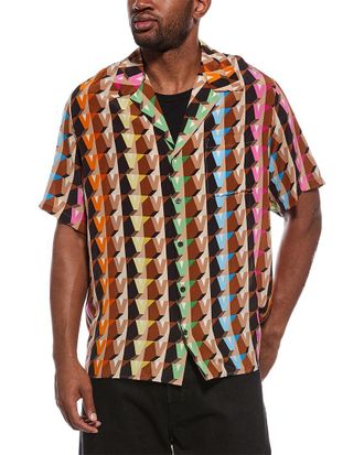 Valentino Camicia Silk Shirt