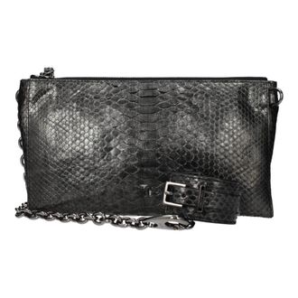 Tom Ford Tassen, Dames, Grijs, ONE Size, Leer, Skin Handtas