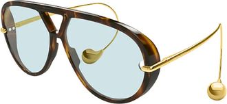 Bottega Veneta Bv 1273S Zonnebril - Dames - Zonnebrillen - Bruin - ONE Size - Nylon - Accessoires