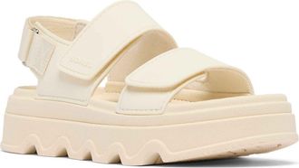 Sorel Kinetic Sunchase Slingback Sandal in Chalk/Sea Salt at Nordstrom, Size 12