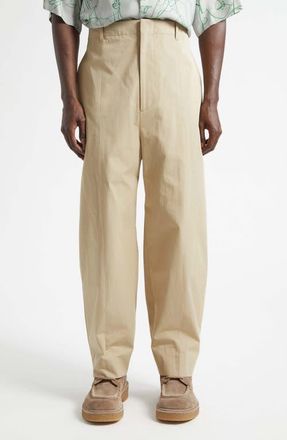 Bottega Veneta Light Cotton Pants in 2549 Sahara at Nordstrom, Size 32 Us