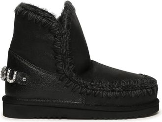 Mou Winterlaarzen - Dames - Winterlaarzen - Zwart - 37 EU - Wol - Schoenen