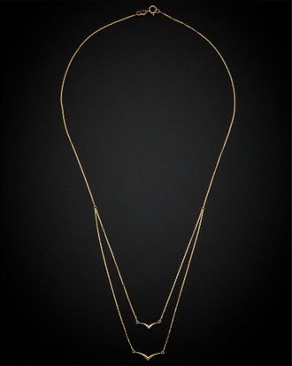 Italian Gold, Inc 14K Italian Gold Chevron Necklace