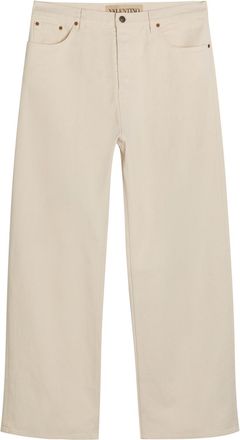 Valentino Garavani Wide-leg Denim Jeans - White - 36 (W36 / XL)