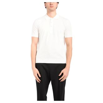 Paolo Pecora Polo Shirts, male, White, Size: 2XL Polo Shirt