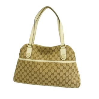 Gucci Pre-owned Shoulder Bags, female, Brown, Size: ONE SIZE Pre-owned Canvas Tote Bag