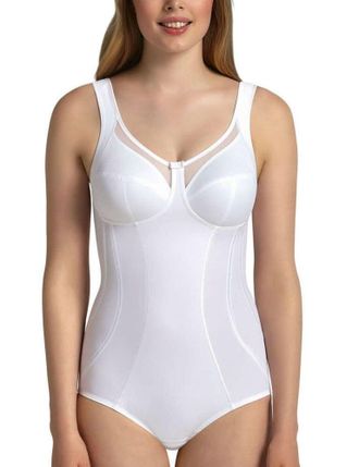 Anita Womens 3459 Comfort Clara Corselet Control Body - White - Size 34D
