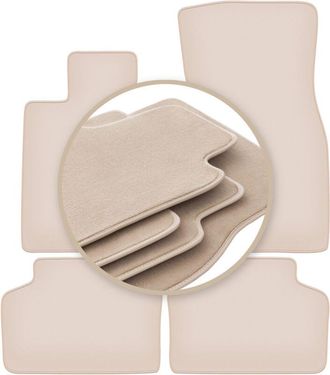 OEM Alfombrillas Premium Beige Para: Bmw 7 G11 Fl Sed&aacute;n Corto 2019