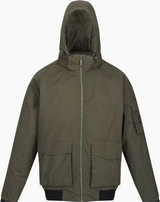 Regatta Mens Regatta Mens Faizan Hooded Waterproof Jacket - Orange - Size: 38/Regular