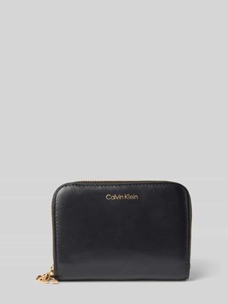 Calvin Klein Portemonnaie mit Logo-Print Modell Flap in Black, Gr&ouml;&szlig;e 1