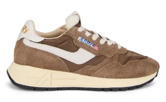Autry Suede and Nylon Sneakers - Brown