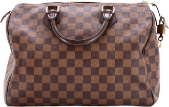 Louis Vuitton Brown Damier Speedy 30 (Authentic Pre-Loved)