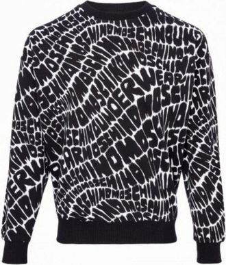 Moschino Zwart Katoenen Shirt met Lange Mouwen - Heren - Sweatshirts - Zwart - XL - Katoen - Hoodies & sweatvesten