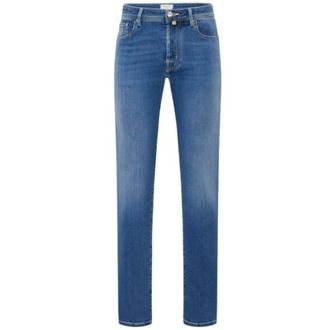 Jacob Cohen Slim-fit Jeans, male, Blue, Size: W34 Bard Regular-Slim 5-Pocket Jeans