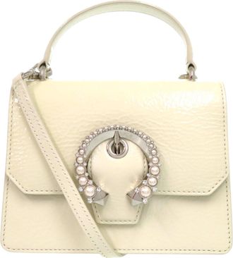 Jimmy Choo London Pearls White Handbags