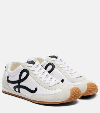 Loewe Ballet Runner 2.0 suede-trimmed sneakers
