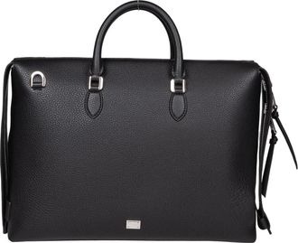 Dolce & Gabbana Borsa a mano Ventiquattrore - Heren - Laptoptassen - Zwart - ONE Size - Leer - Tassen