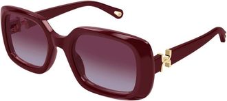 Chloé CH0333S 004 Womens Sunglasses Red Size 53