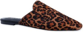Shushop Atlas Faux Fur Flat Mule in Leopard Hair at Nordstrom, Size 7.5