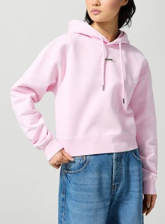 Jacquemus Womens Gros Grain hooded sweatshirt