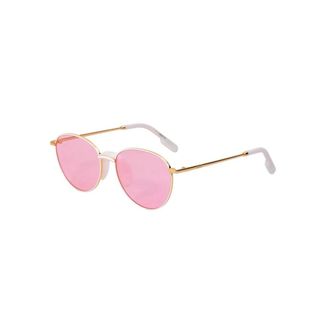 Kenzo Sunglasses, female, Yellow, Size: ONE SIZE Metal Frame Sunglasses
