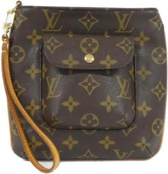 Louis Vuitton Pre-owned Monogram Shoulder Bag M51901 - Dames - Vintage Clutch - Bruin - ONE Size - Vintage