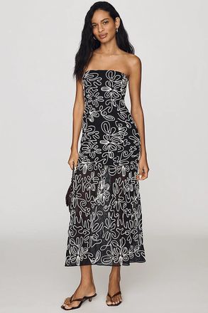 Saylor Kriss Strapless Midi Dress